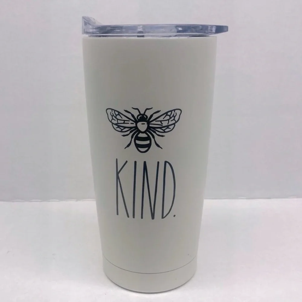 New Rae Dunn Bee Kind Tumbler with Lid Insulated Stainless Steel 17 oz 🐝 - Picture 2 of 6